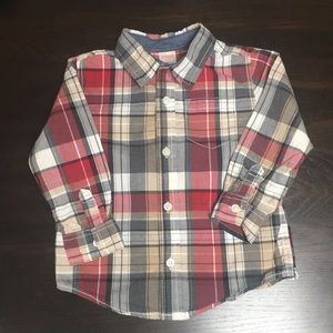 Gymboree Boys Plaid Button-up Shirt